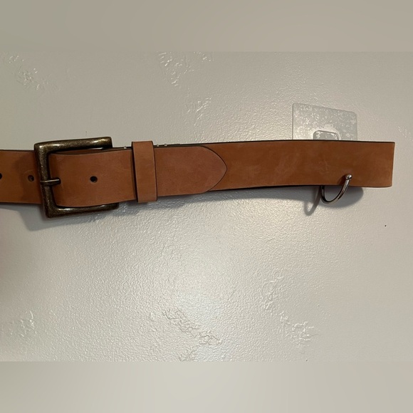 Timberland Men's Tan Leather Belt Size 46 - Picture 16 of 16